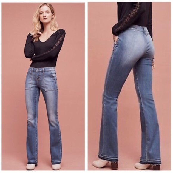 Anthropologie Jeans Anthropologie Jean Shop Cheryl Lowrise Flare Jean Poshmark